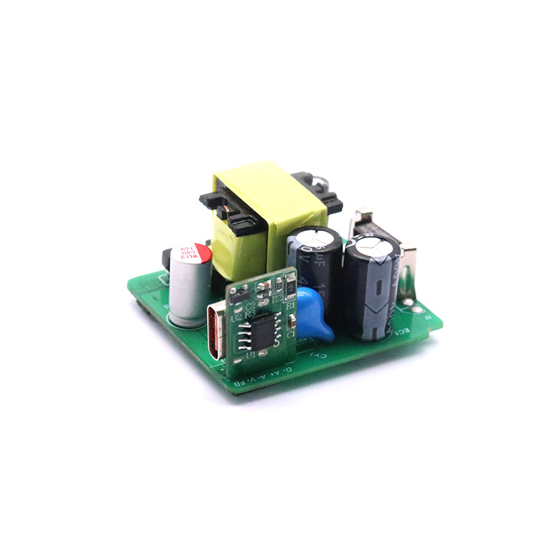 Manufacturer's direct supply of type c interface power board PD20W switch power supply bare board single C DC protection circuit board